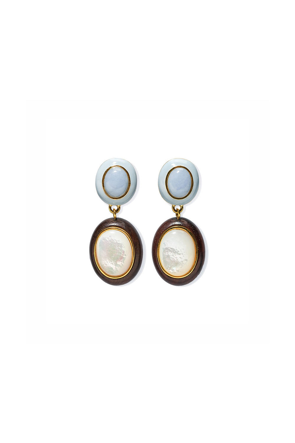 PAPAYA EARRINGS IN PEARL