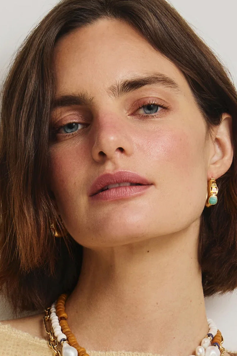 PIET HOOP EARRINGS IN BITTER ORANGE