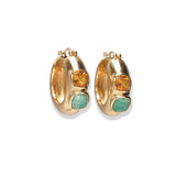 PIET HOOP EARRINGS IN BITTER ORANGE