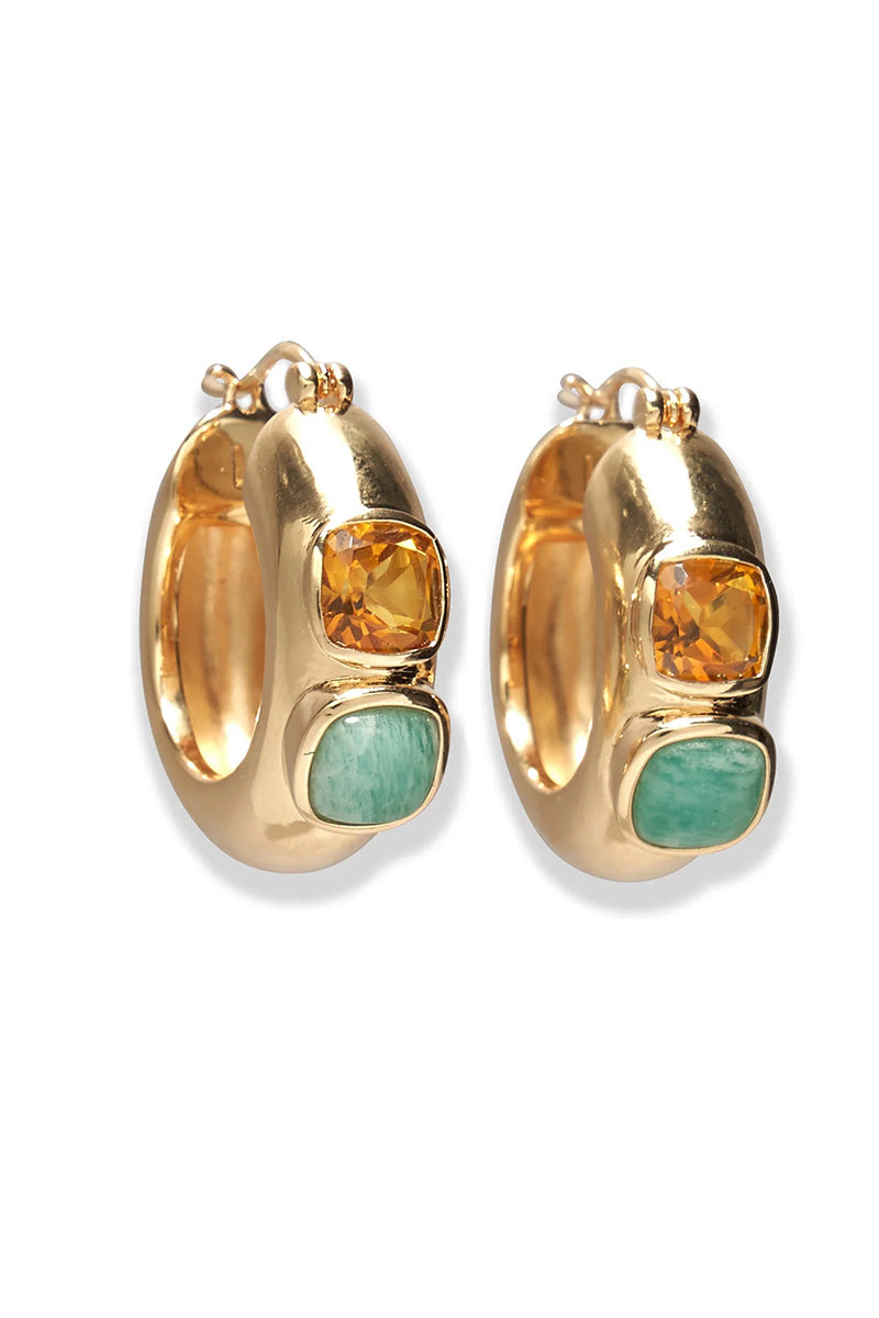 PIET HOOP EARRINGS IN BITTER ORANGE