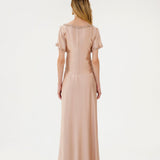 RANI EMBELLISHED TOP - NUDE