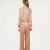 IMAN SILK PANT - NUDE