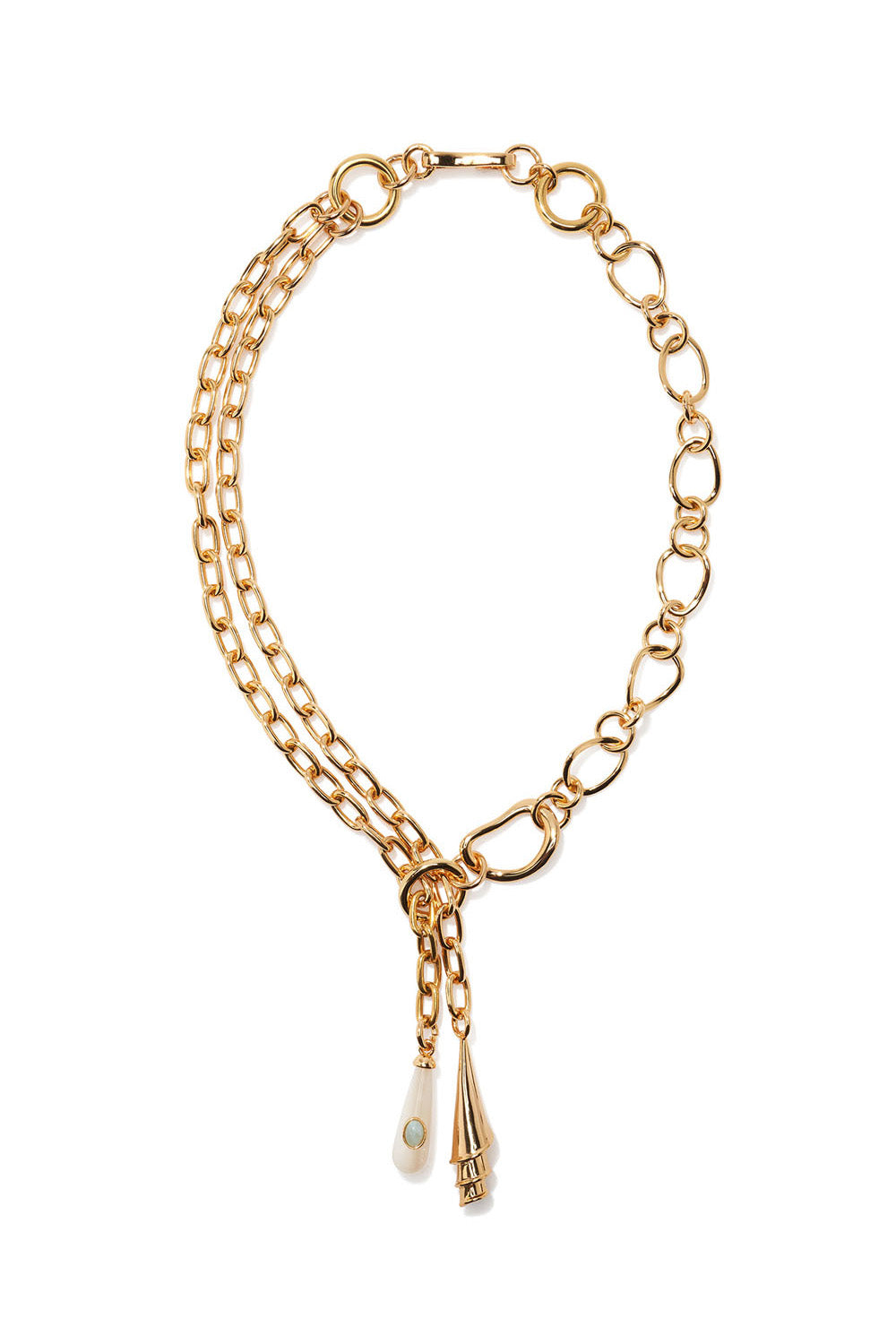 SPIRAL SHELL NECKLACE