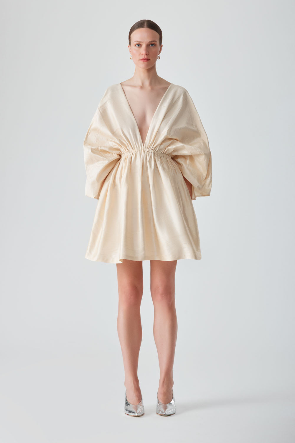 EDHA MINI DRESS - CHAMPAGNE