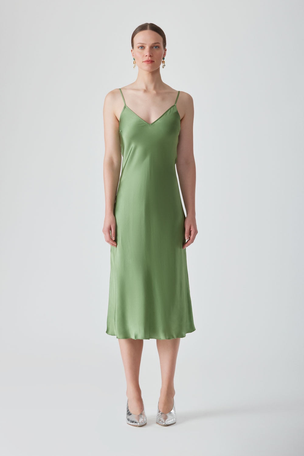 SLIP DRESS - FERN