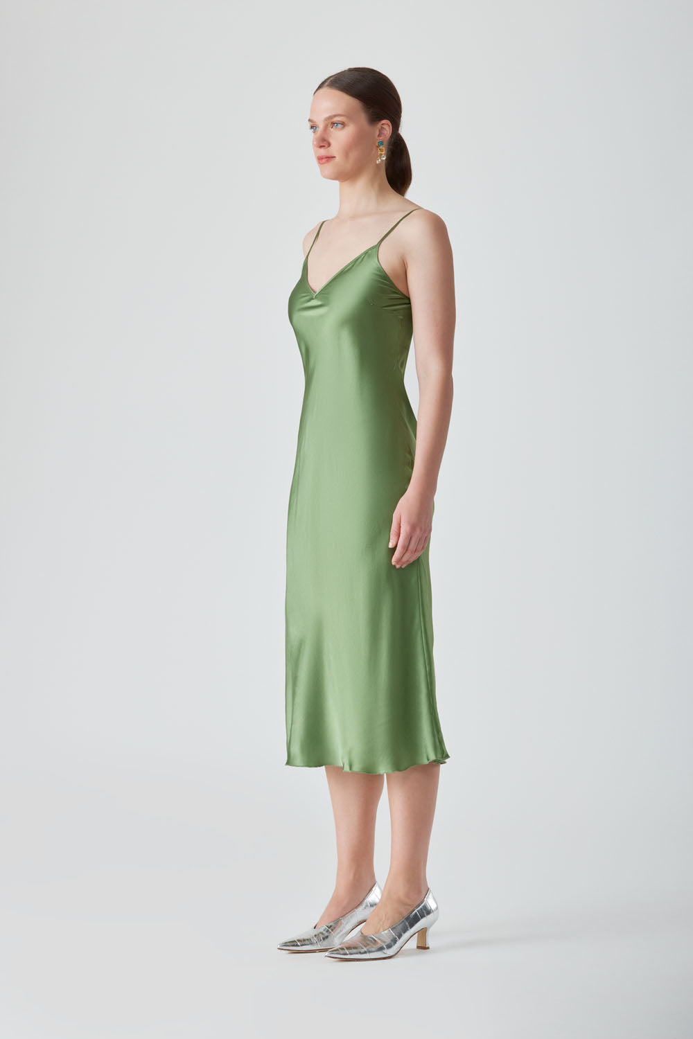 SLIP DRESS - FERN