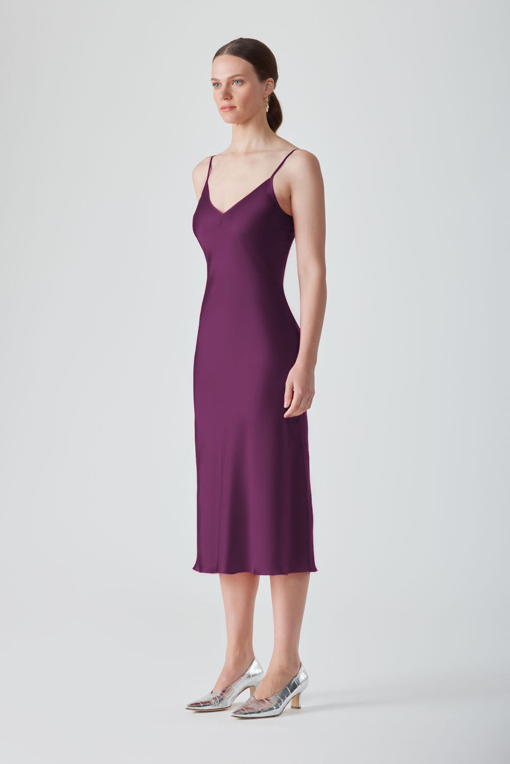 MASTANI SLIP - AUBERGINE