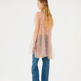 UMA EMBELLISHED DRESS - NUDE