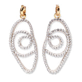 CRYSTAL JETTY EARRINGS
