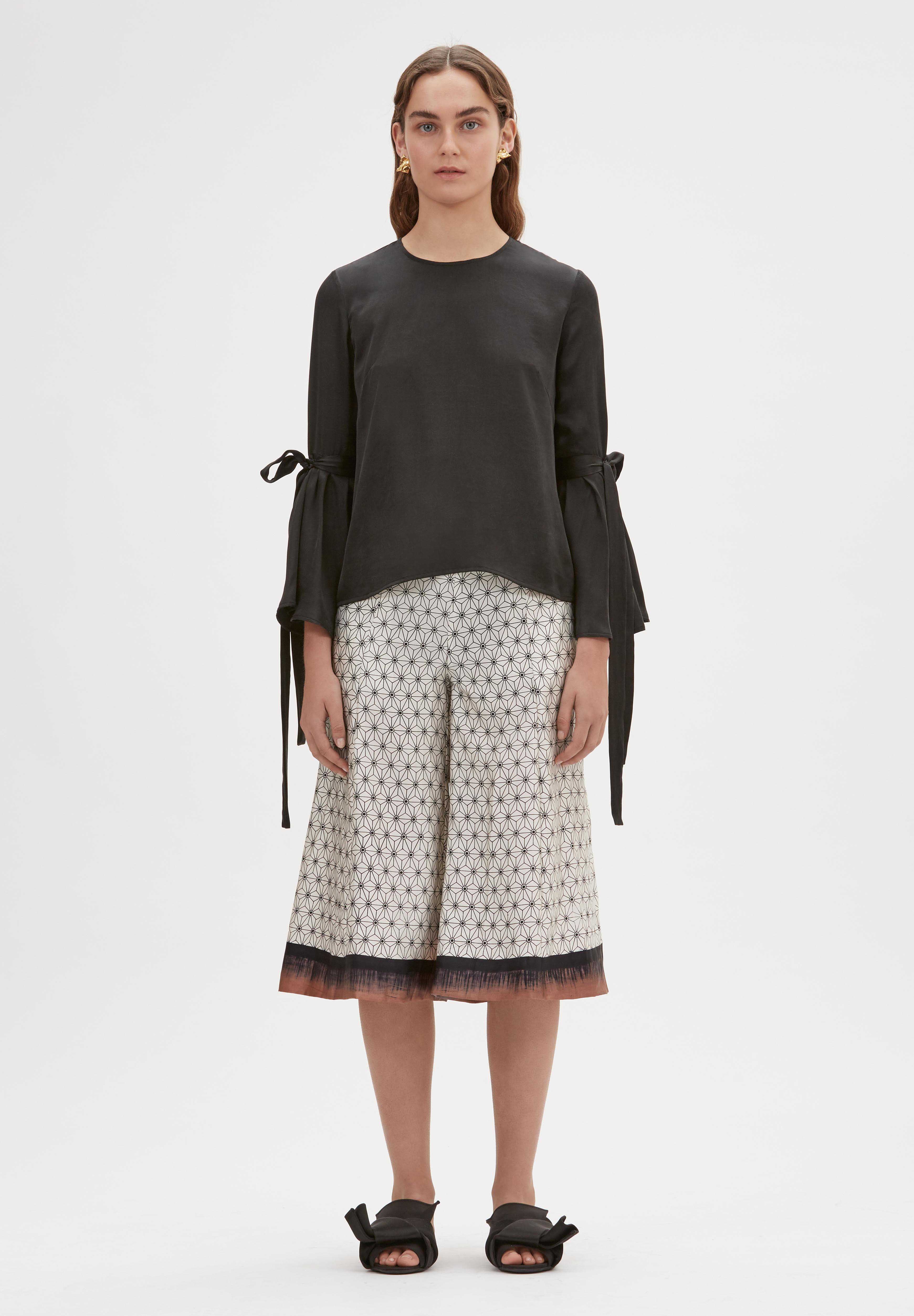 Rabab handprinted culottes