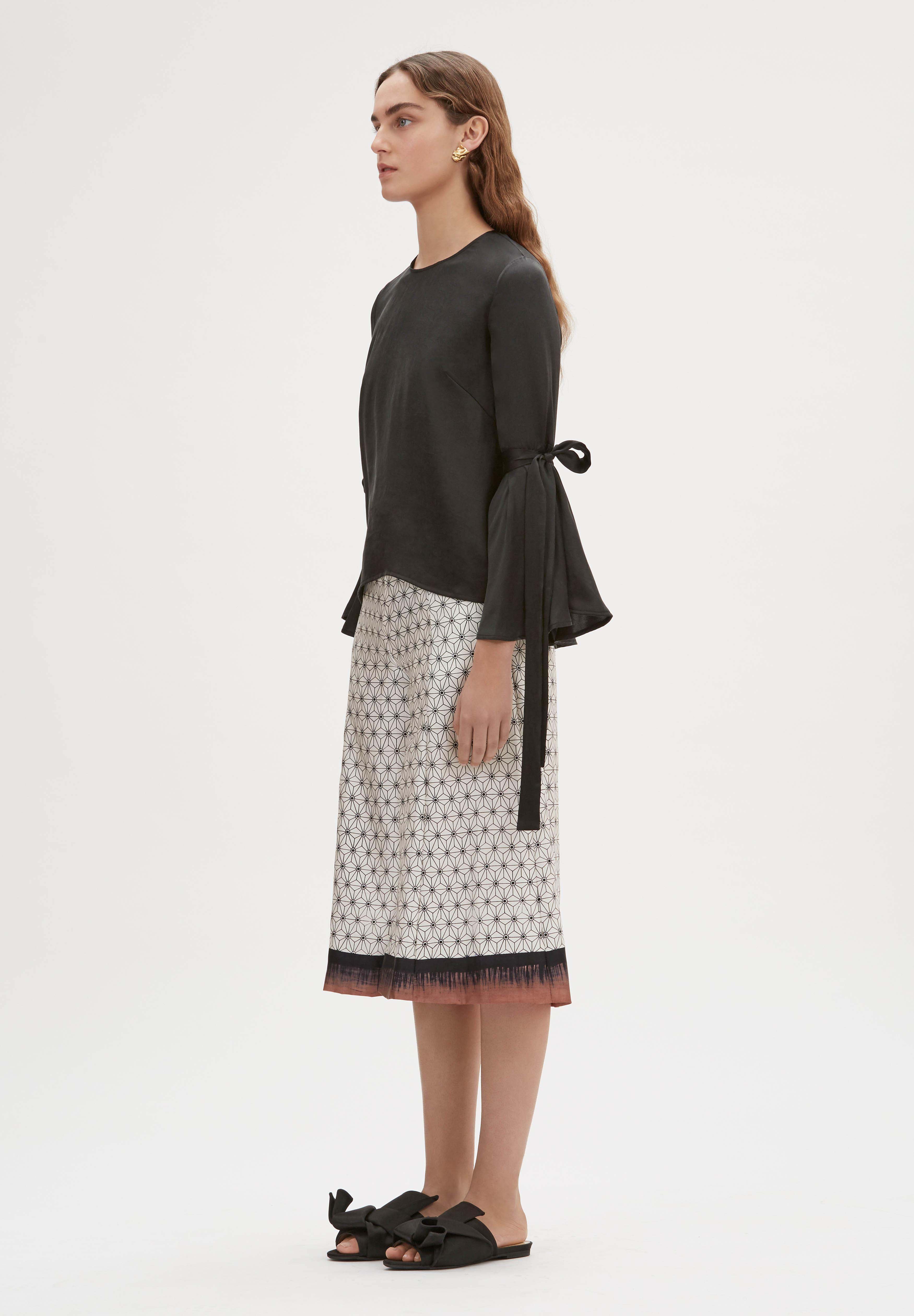 Rabab handprinted culottes