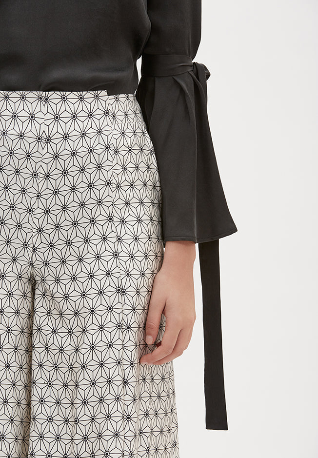 Rabab handprinted culottes