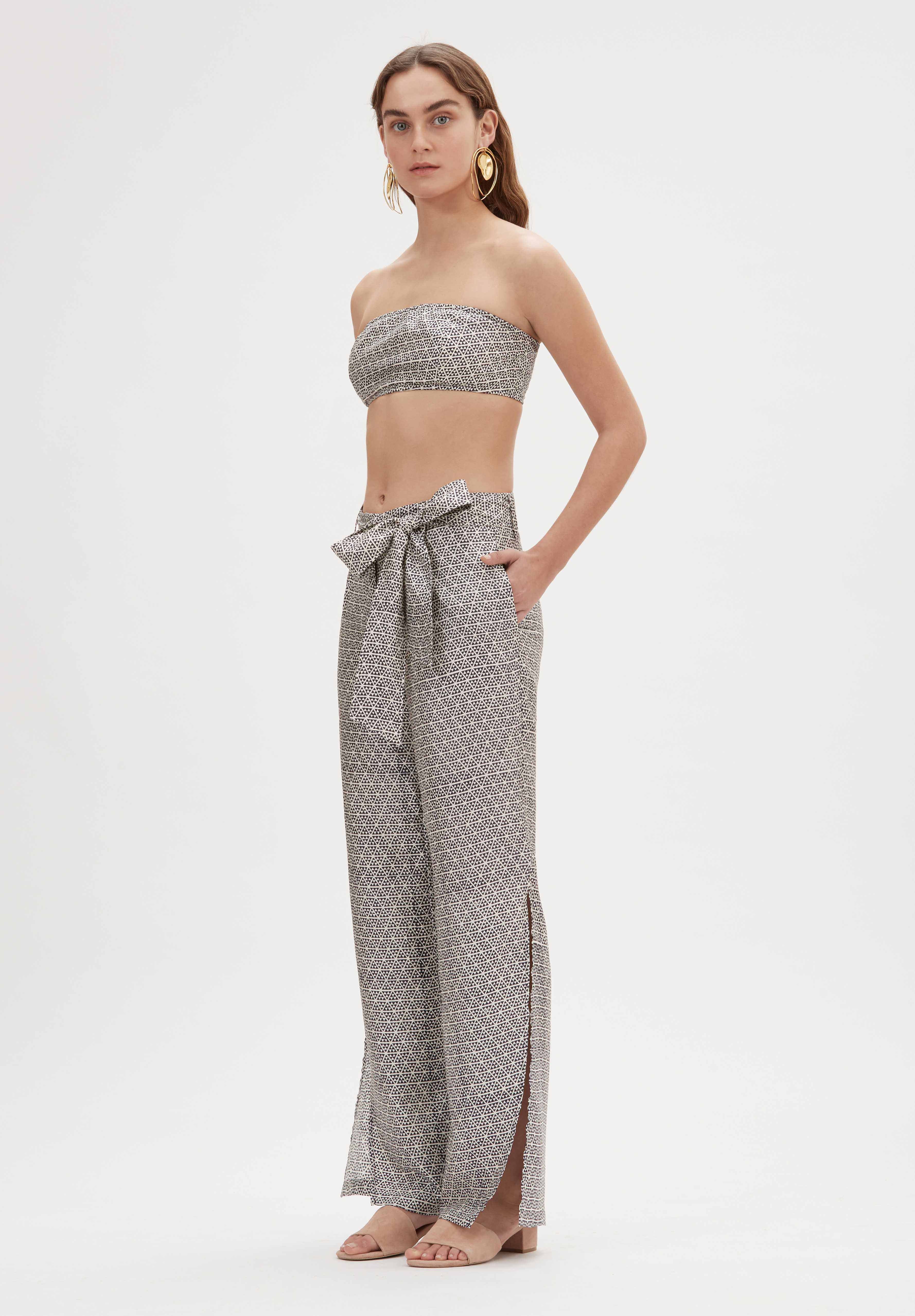 Adira handprinted pants