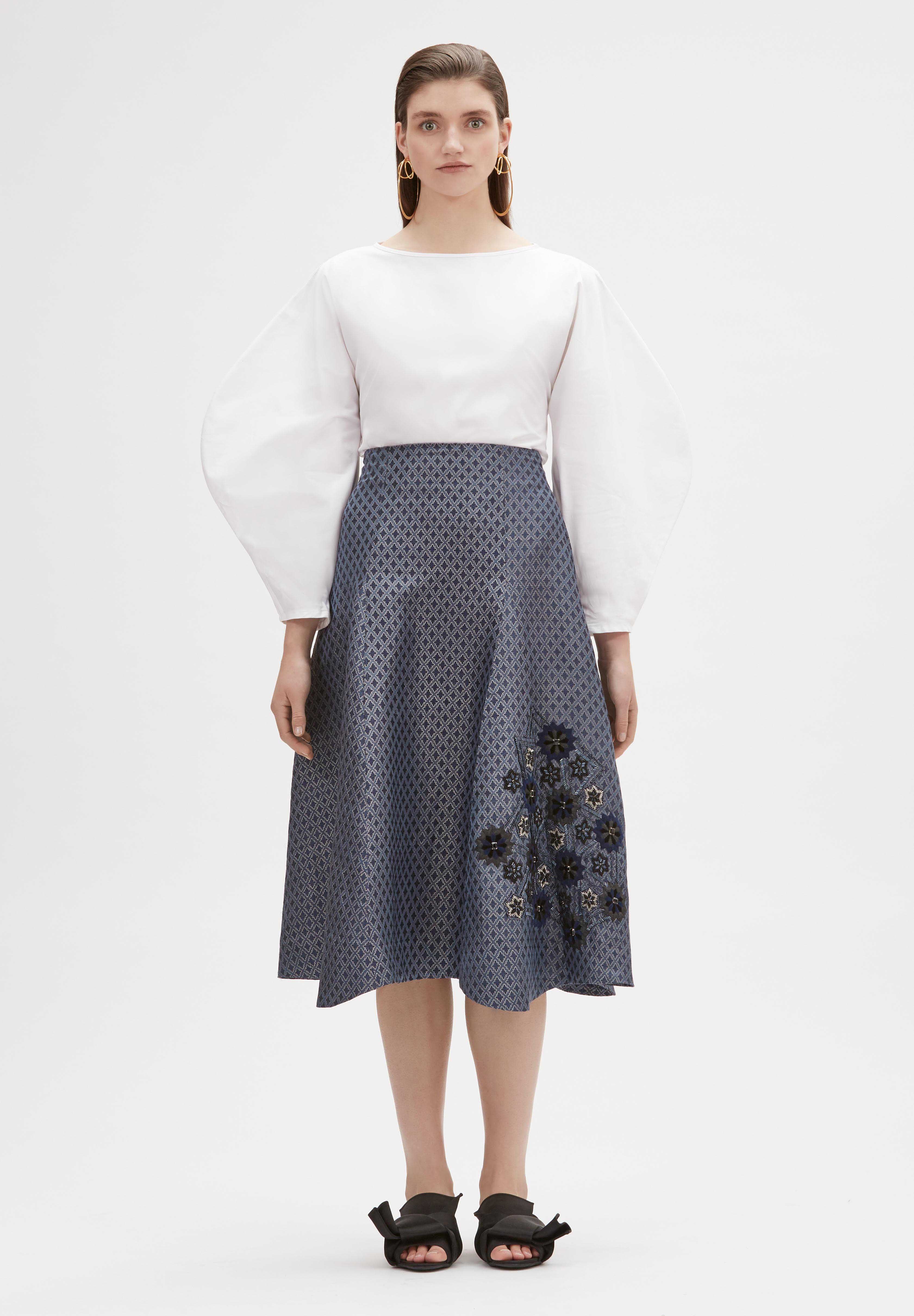 Fatin Hand-Embroidered Skirt