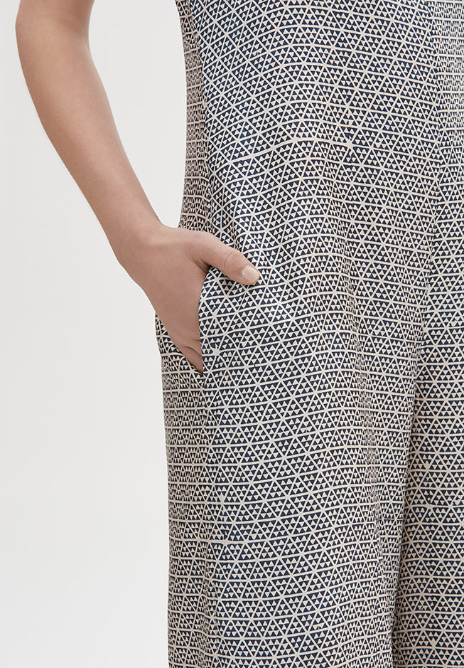 Adira handprinted jumpsuit