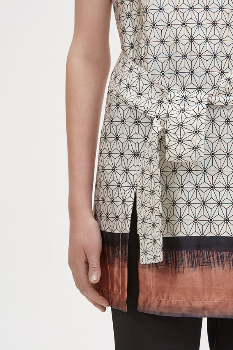Rabab handprinted Tunic top