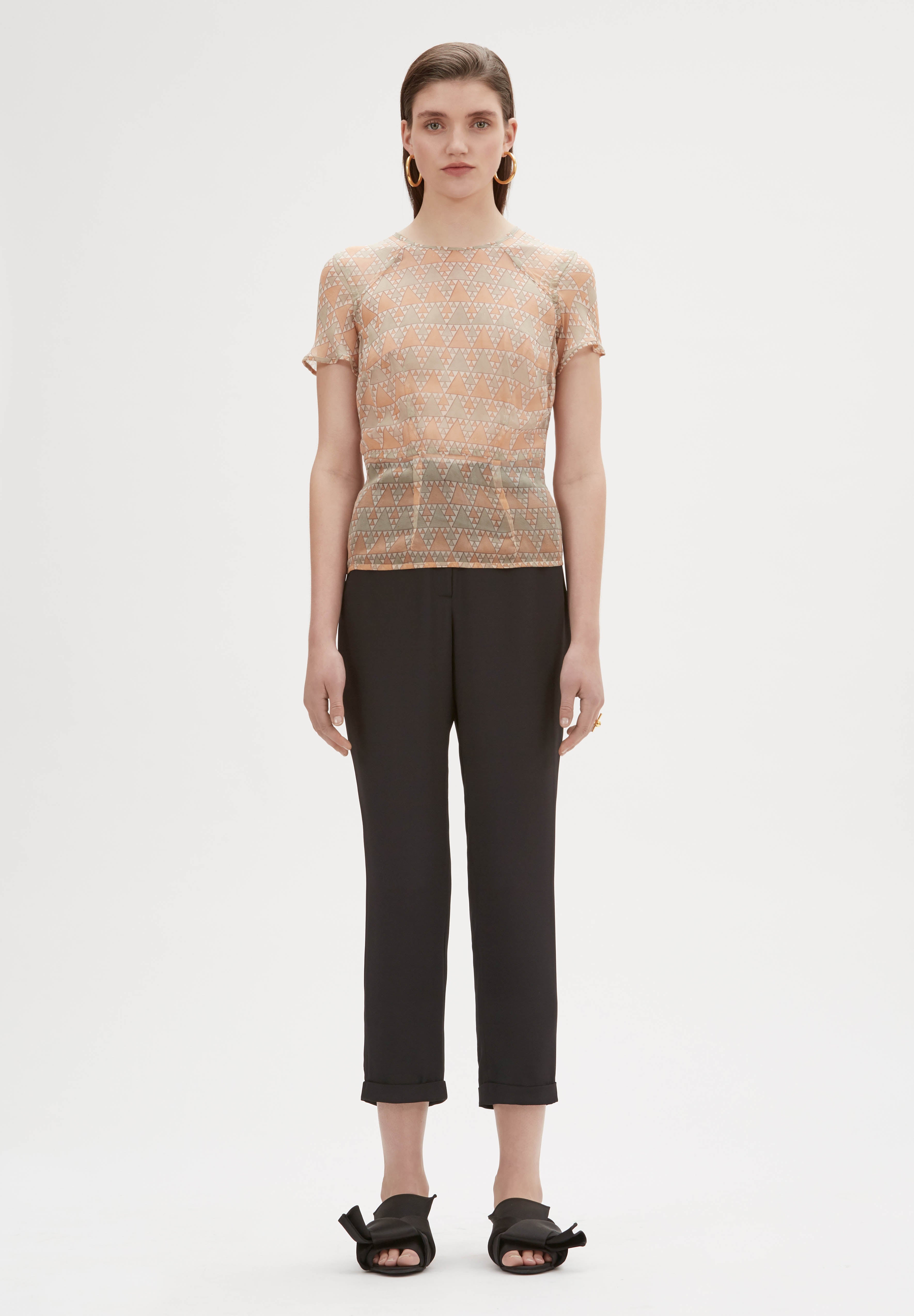 Adan handprinted top