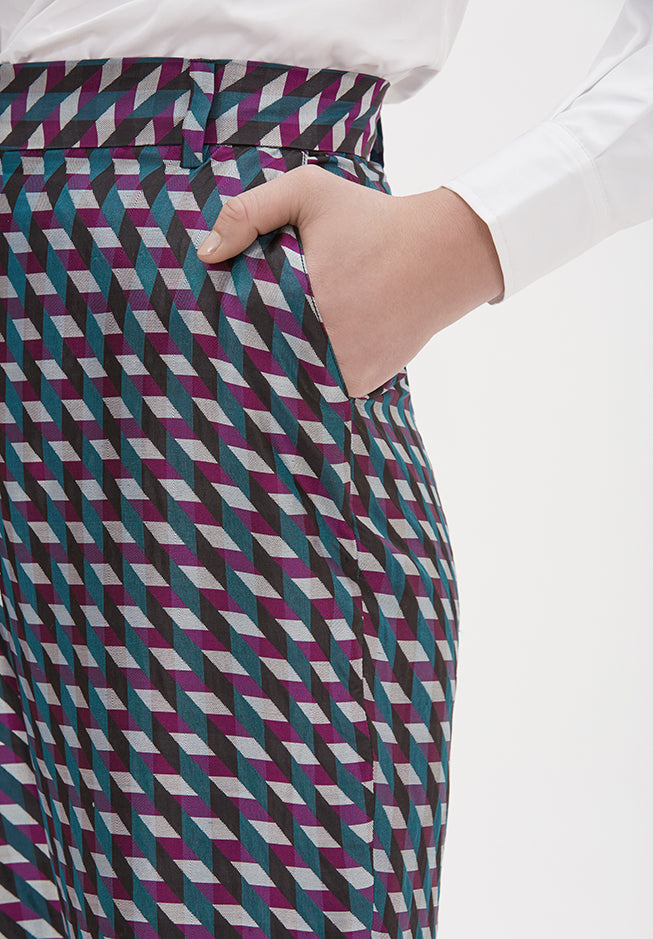 Izza handloomed slim pants