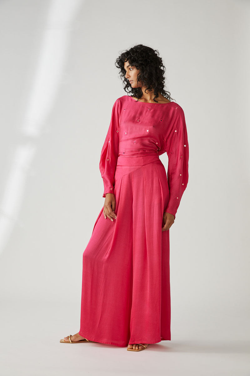 SUFIA PANTS - MAGENTA